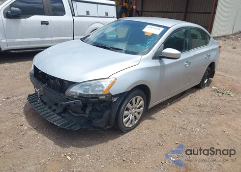 2014 Nissan Sentra Sv из США, поврежденный, VIN 3N1AB7AP7EY202384